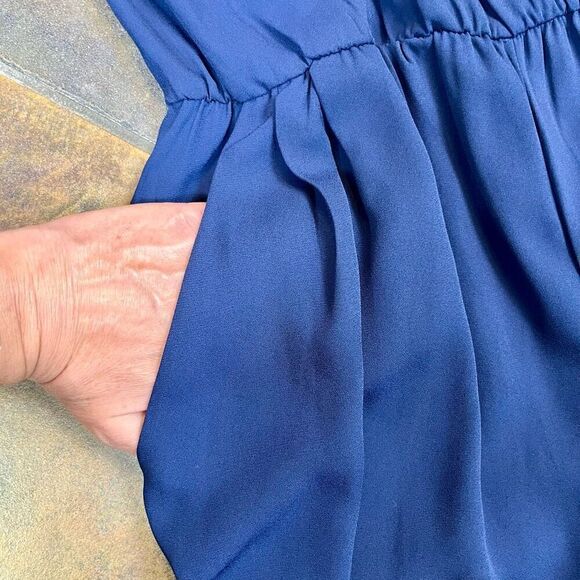 OODT Women’s Blue Wrap Jumpsuit Small - Picture 10 of 11